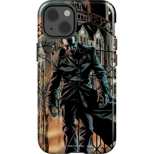 DC Comics The Joker Walking Dark Grounds Comic Art By Lee Bermejo iPhone 15 Impact Case